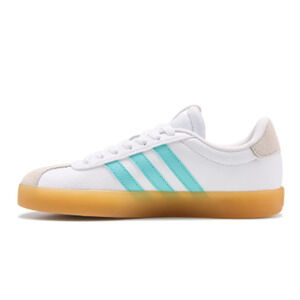 NEW ADIDAS VL Court Base Women's Size 10, White/Mint